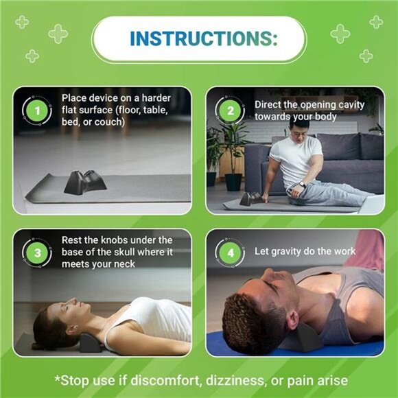 Occipital Release Tool for Pivotal Therapy - Cervical Traction Neck Pillow - Picture 6 of 6